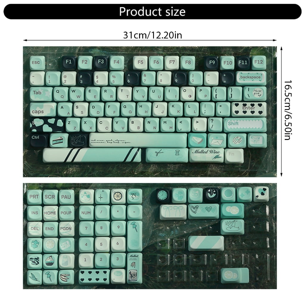 131Keys PBT MOA Profile Keycaps Set Fantasy Summer Theme for GMK67 81 87 104 108 Mechanical Keyboards