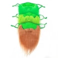 thumbnail image 4 of Disfraz decorativo para fiesta de barba de San Patricio Yuyangstore Cubierta de cara de barba larga, 4 of 5