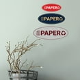 thumbnail image 4 of Signs ByLITA Oval Paper Sign - Laser-Engraved Lettering | Durable ABS Plastic | Vibrant Colors | Powerful Foam Tape (Ivory/Dark Brown) - Large, 4 of 7
