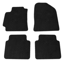 Ikon Motorsports Compatible with 17-20 Hyundai Elantra OE Factory Style Black Nylon Carpet Car Floor Mats Front Rear 4pcs 2017 2018