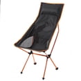 thumbnail image 3 of Silla plegable de aleación de aluminio 7075 con asiento de luna y almohada para playa, senderismo, pesca, picnic al aire libre., 3 of 14