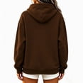 thumbnail image 6 of Enjoytime Womens Hoodie Fall Winter Long Sleeve Pullover Hoodies Casual Soft Solid Color Oversized Sweatshirt with Pocket, 6 of 6