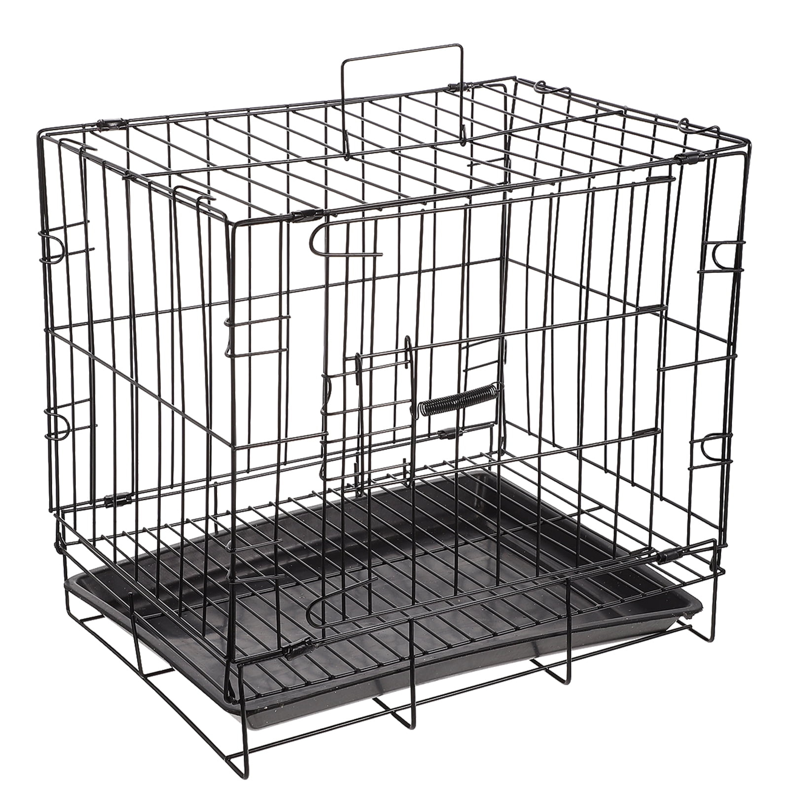 1 Set Folding Kennel Cat Dog Cage Dog Pet Cage Practical Pet House Iron 
