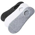 thumbnail image 3 of Calcetines de verano para hombre, finos, invisibles, de boca baja, de corte bajo, de color liso, para negocios, transpirables, para barco, 3 of 4