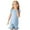 Blue, variant on FUNDUFI Baby Girls Clothes Set Ruffled Sleeve Pajamas Tops Shorts 2Pcs Sleepewar Sets Solid Color Clothing Set Lovely Children Clothing