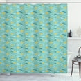 thumbnail image 1 of Ambesonne Clouds Shower Curtain, Sun Rain Thunder Bolts, 69"Wx70"L, Multicolor, 1 of 3