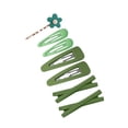 thumbnail image 1 of Pinzas de Cabello Salvador Para Niñas de Resina Verde, 1 of 10