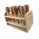 thumbnail image 3 of 8 piezas de maracas de madera, martillos de arena portátiles DIY con sonido claro, instrumento musical de maracas pintado a mano para vacaciones en, 3 of 8