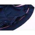 thumbnail image 6 of SGMVNU Girls 1 Piece Swimdress with Shorts Zip up Swimsuits Summer Short Sleeve Bathing Suit Beach Pool Swimwear, Size 4-5 Years, zb1-Navy, 6 of 9