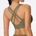 thumbnail image 5 of Bras for Women,High Strength Integrated Sports Bra for Women High Yoga Running Fitness Workout Support,Sports Bras for Women,GN2,L, 5 of 5
