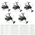thumbnail image 2 of Spinning Fishing Reel  Bearings Rocker Metal Aluminum Alloy Line Cup ES Fishing wheel  Accessory Carp Sea Fishing Goods, 2 of 21