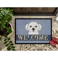 thumbnail image 3 of Caroline's Treasures BB1394JMAT Maltese Welcome Door Mat, Indoor Rug or Outdoor Welcome Mat 24x36 Doormat , 24H X 36W,, 3 of 4