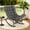 Grey, variant on Papasan Rocking Chair with Foot Rest, Oversized Papasan Chair with Thick Removable Cushion and Metal Frame, Lounge Chairs and PE Rattan Rocker for Patio, Porch, Garden, Lawn, Living Room