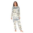 thumbnail image 2 of FORMRS Onesies Pajama for Adults Unisex Hoodie Winter Jumpsuit One Piece Sleepwear, Sizes S-2XL, Snowy Mountains, 2 of 7