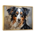 thumbnail image 2 of Designart "Charismatic Canine Dog" Animals Floater Framed Canvas Print, 2 of 7
