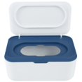 thumbnail image 1 of Wet Wipes Dispenser Tissue Storage Box Holder Case Lid Dustproof Home Office(blue)(1pcs), 1 of 5