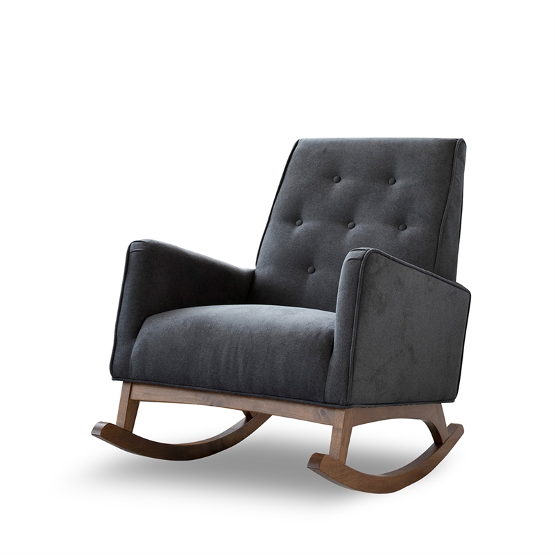 charcoal grey rocking chair