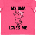 thumbnail image 4 of Inktastic My Oma Loves Me Girls Gift Girls Toddler T-Shirt, 4 of 5