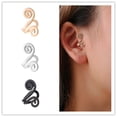 thumbnail image 4 of Maytalsory Boucles d'Oreilles Fausses Clips d'Oreilles pour Mariage Doré, 4 of 6