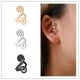 thumbnail image 4 of Guardurnaity Ear Cuff sin Piercing inhibición flor forma elegante Earclip falso cartílago pendientes para Mujeres Hombres accesorios de boda Ropa, zapatos y accesorios Miscelánea Negro, 4 of 6