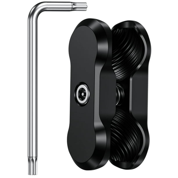 Brazo antirrobo de doble enchufe para monturas RAM, tamaño B, bola de 1 pulgada