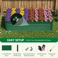 thumbnail image 5 of Gymojoy Outdoor Metal Raised Garden Bed,8x4x2ft Planter Box for Vegetables,Flowers,Herbs,Green, 5 of 11