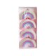 thumbnail image 3 of Adorno de de Navidad, regalo de cumpleaños, decoración navideña, manualidades decorativas, bonito coleccionable nórdico para accesorios de 4 piezas colgante de arcoíris, 3 of 10
