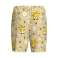 thumbnail image 2 of Haiem Cute Bee Gnomes Men's Pajama Short with Soft Woven Cotton Elastic Waistband Sleep Short-Small, 2 of 9