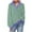 Green, variant on biudgviw Womens Fashion Sweatshirt Trendy V Neck Collared Printed Pullover Shirts Lounge Long Sleeve Oversized Sweatshirt