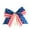 blue, variant on Patriotic American Flag Bow Decoration Stars and Stripes Ribbon Bow for Independence Day Memorial Day Parade Party and Holiday Decor