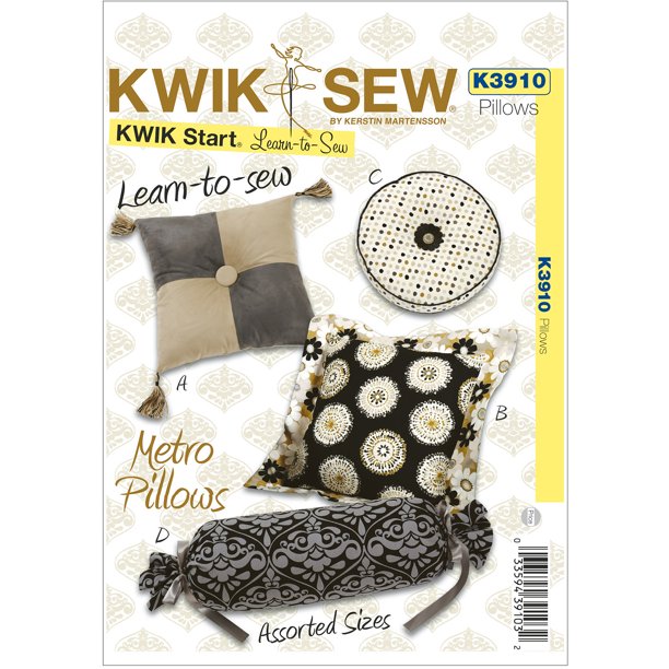 Kwik Sew Pattern Metro Pillows