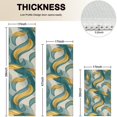 thumbnail image 4 of Teal Gold Marble Pattern Kitchen Rugs Sets Of 3,Kitchen Runner Rugs Non Skid Washable,Decorative Kitchen Floor Mats for Kitchen,Sink,Laundry,17"x30"+ 17"x47" + 17"x59", 4 of 6