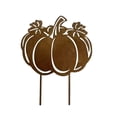 thumbnail image 5 of Metal Ground Plug 10.43x11.81 Inch Vintage Pumpkin Halloween Yard Stake, Rust-Proof Iron Garden Decor for Outdoor Fall Patio Lawn, 5 of 6