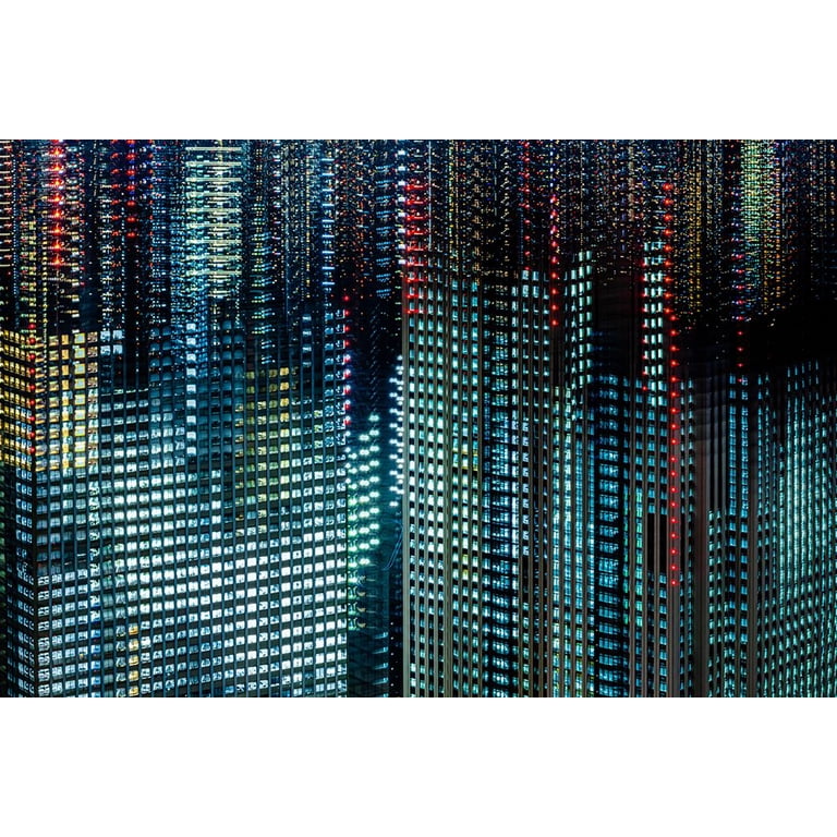Makoto, Sasaki 24x17 Black Ornate Wood Framed with Double Matting