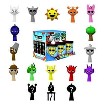 Sprunki Plush Toys Game Colorful Collectible Character Figures Set 18 Unique Designs, Fun and Engaging Toys for Kids and Adults