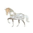 thumbnail image 1 of Billuyoard Adhesivo de pared, póster estéreo de animales acrílicos, papel tapiz Universal de automontaje, decoración del hogar para pasillo, dormitorio Decoración del hogar Plata, 1 of 6