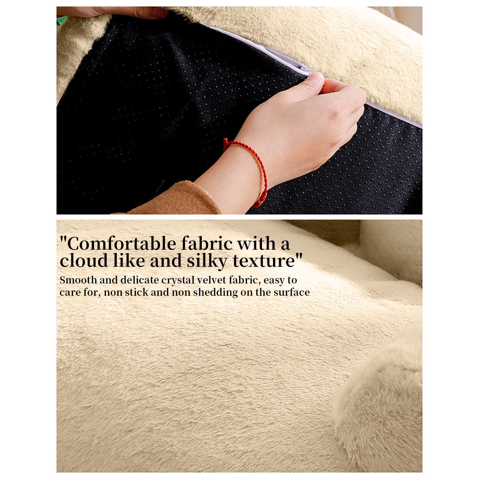 VBODN Dog Beds for Medium Sized Dogs Washable,Extra Large Dog Bed,Winter Warm Sofa Universal Pet Kennel Pet Mat Bed Supplies Pet Cushion,for Dogs & Cats Top Pet Bed
