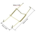 thumbnail image 2 of REGALWOVEN Plate Hanger, 6" U Type Zinc Plated Invisible Wall Decorative Hooks with Tip Protectors, 2Pcs, 2 of 4