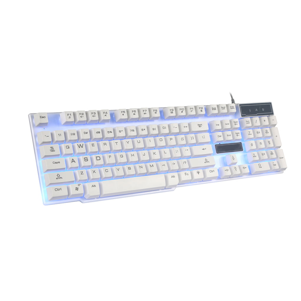 Ajazz AK52 Wired Mechanical Gaming Keyboard with 104 Keys/Backlit USB 