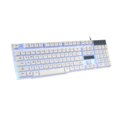 thumbnail image 1 of Teclado GX50 3 colores / arcoíris LED retroiluminado USB con cable PC de escritorio Computadora portátil Teclado profesional para juegos Methold DZ6951-03B, 1 of 2