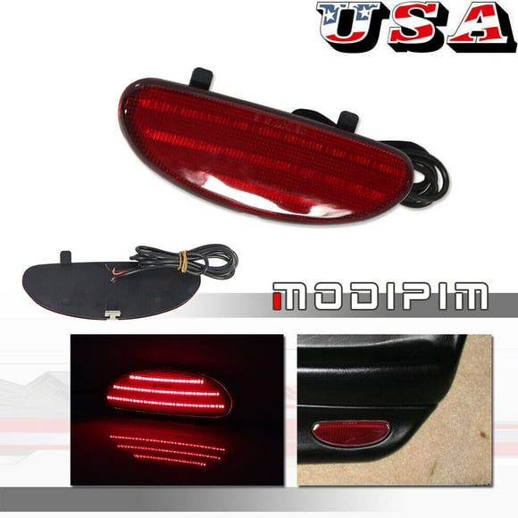 1 set of interior door courtesy light reflector plate light red LED suitable for Corvette C5 97-04-