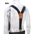 thumbnail image 3 of Tirantes WELKINLAND con espalda en Y para hombre de 5 cm de ancho, color negro, 3 of 9