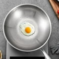 thumbnail image 3 of Titanium Hammered Wok Pan - Non-Stick Uncoated Frying Pan for Induction Cooktops - Durable & Healthy Cooking Solution for Home Kitchen (No Lid Included), 3 of 6