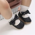 thumbnail image 2 of Baby Girl Shoes Non Slip Soft Sole PU Leather Infant Toddler Mary Jane Flats First Walker Crib Dress Oxford Shoes 3-18 Months, 2 of 7