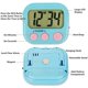 thumbnail image 3 of Paquete de 6 temporizadores digitales para profesores, temporizador pequeño para niños, parte trasera magnética, pantalla LCD grande, alarma fuerte, minuto, segundo, cuenta atrás con interruptor de en, 3 of 5