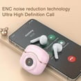 thumbnail image 7 of Wireless Earbuds Bluetooth Headphones, Bluetooth 5.3 Stereo over Ear Buds,Noise Cancelling Mic, IPX7 Waterproof Headset for Workout/Running - Pink, 7 of 7