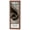 Barn Brown, variant on 18x50 Rustic Brown with Gold Real Wood Picture Frame Width 1.25 inches | Interior Frame Depth 1