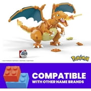 MEGA Pokemon Charizard Building Set (222 Pieces) with 1 Action Figure for Boys and Girls