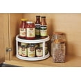 SUNFICON 2 Tier Lazy Susans Turntable 10 Inch Pantry Lazy