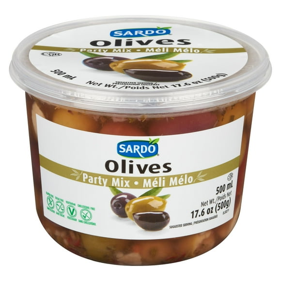 SARDO gourmet Party Mix Olives - 500ml, 500 mL